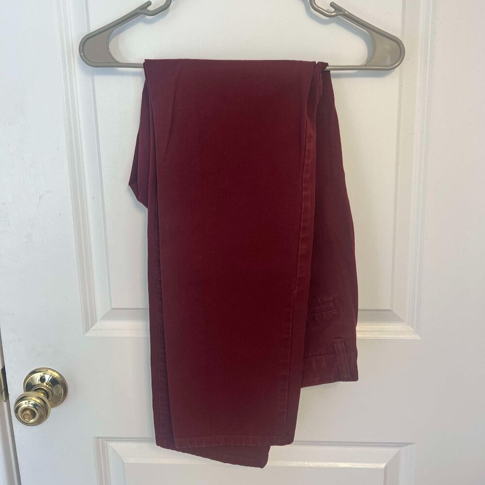 Bonobos "The Chinos 2.0" - Burgundy, 33/30 (Slim Taper)
